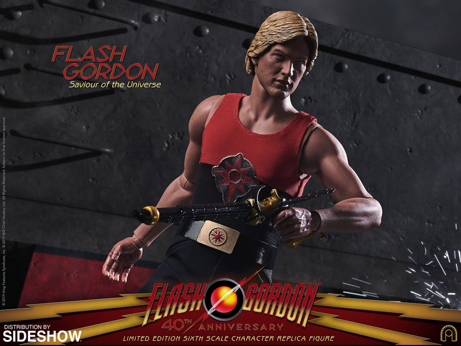 Big Chief Studios 1/6 Scale Exclusive Collector Figure of Flash Gordon