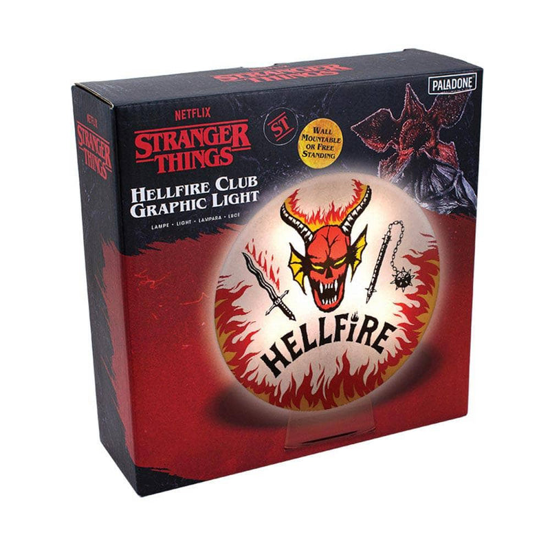 Netflix Licensed Stranger Things Hellfire Club Logo Decorative Lighting Fixture