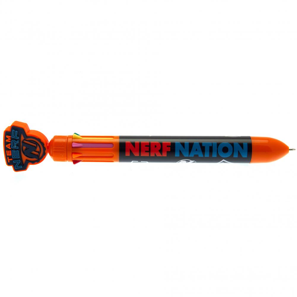 Nerf 8-Color Multi - Coloured Pen with Rubber Topper