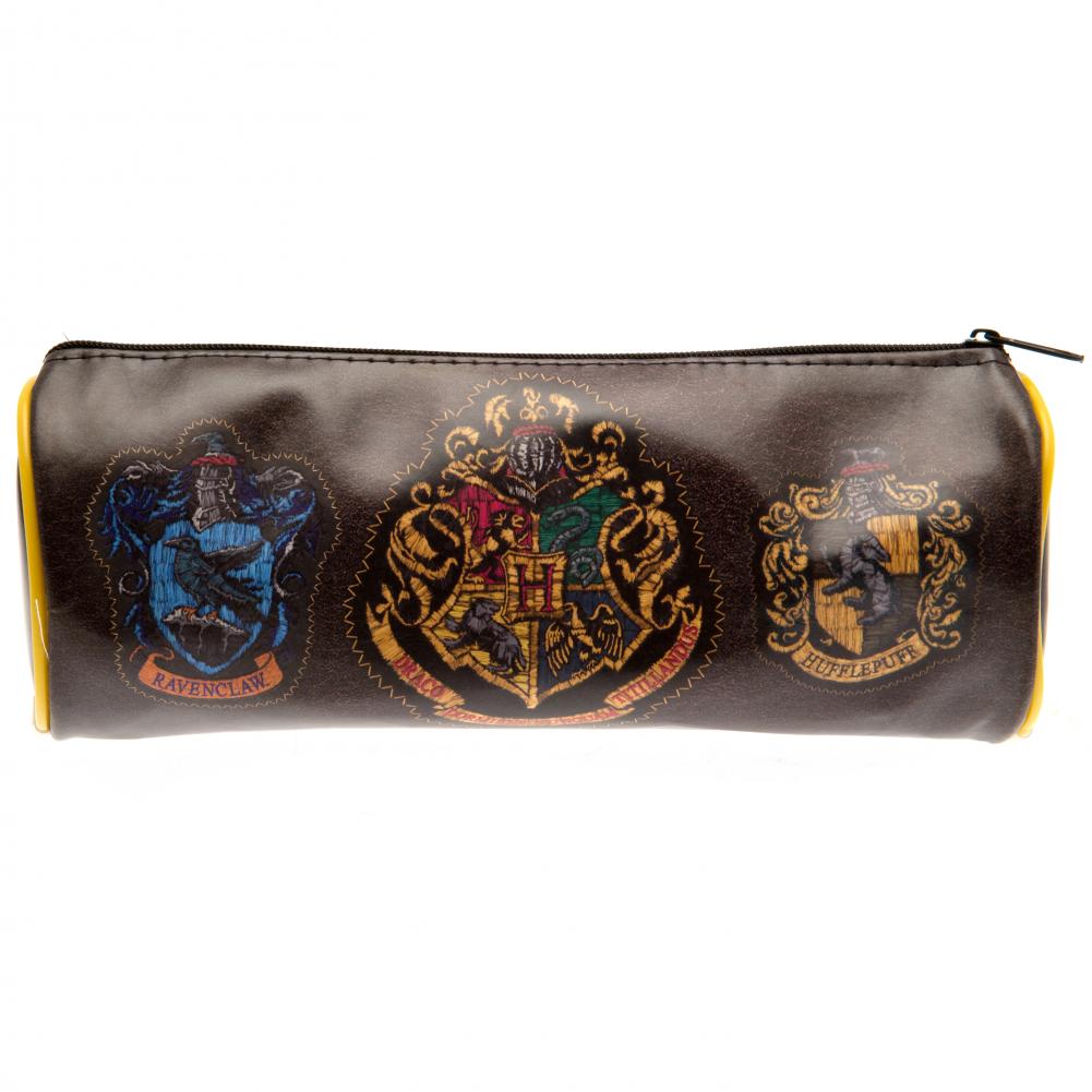 Harry Potter Themed Cylindrical Zipped Pencil Case for Stationery Storage