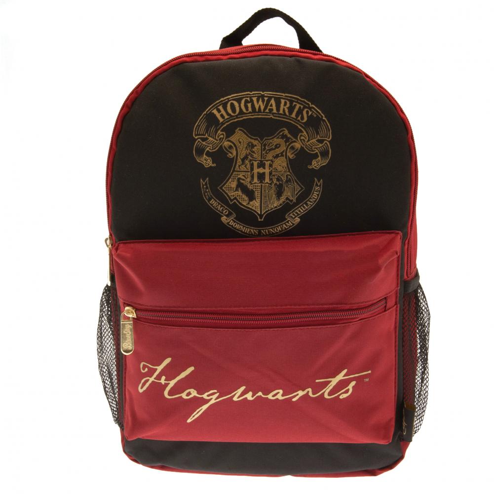 Stylish Harry Potter Hogwarts Classic Black and Burgundy Backpack