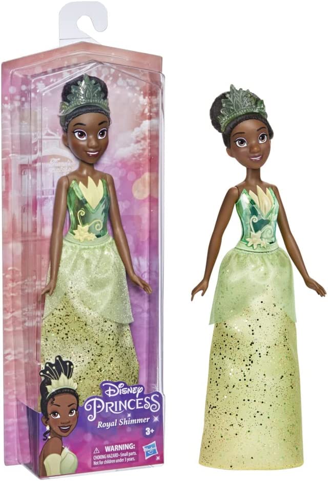 Disney Princess Fashion Royal Shimmer Tiana Doll for Kids' Imaginative Play