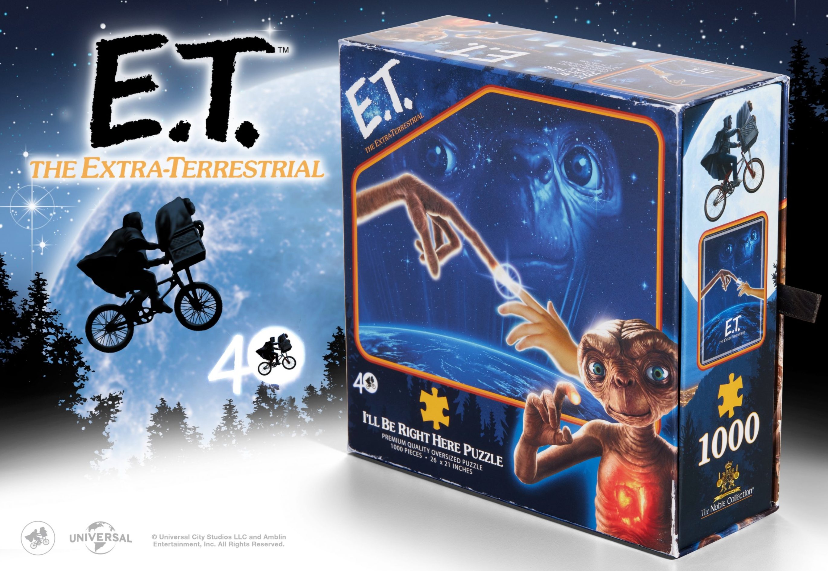 E.T. The Extra-Terrestrial 'I’ll Be Right Here' 1000-Piece High - Quality Jigsaw Puzzle for Enthusiasts