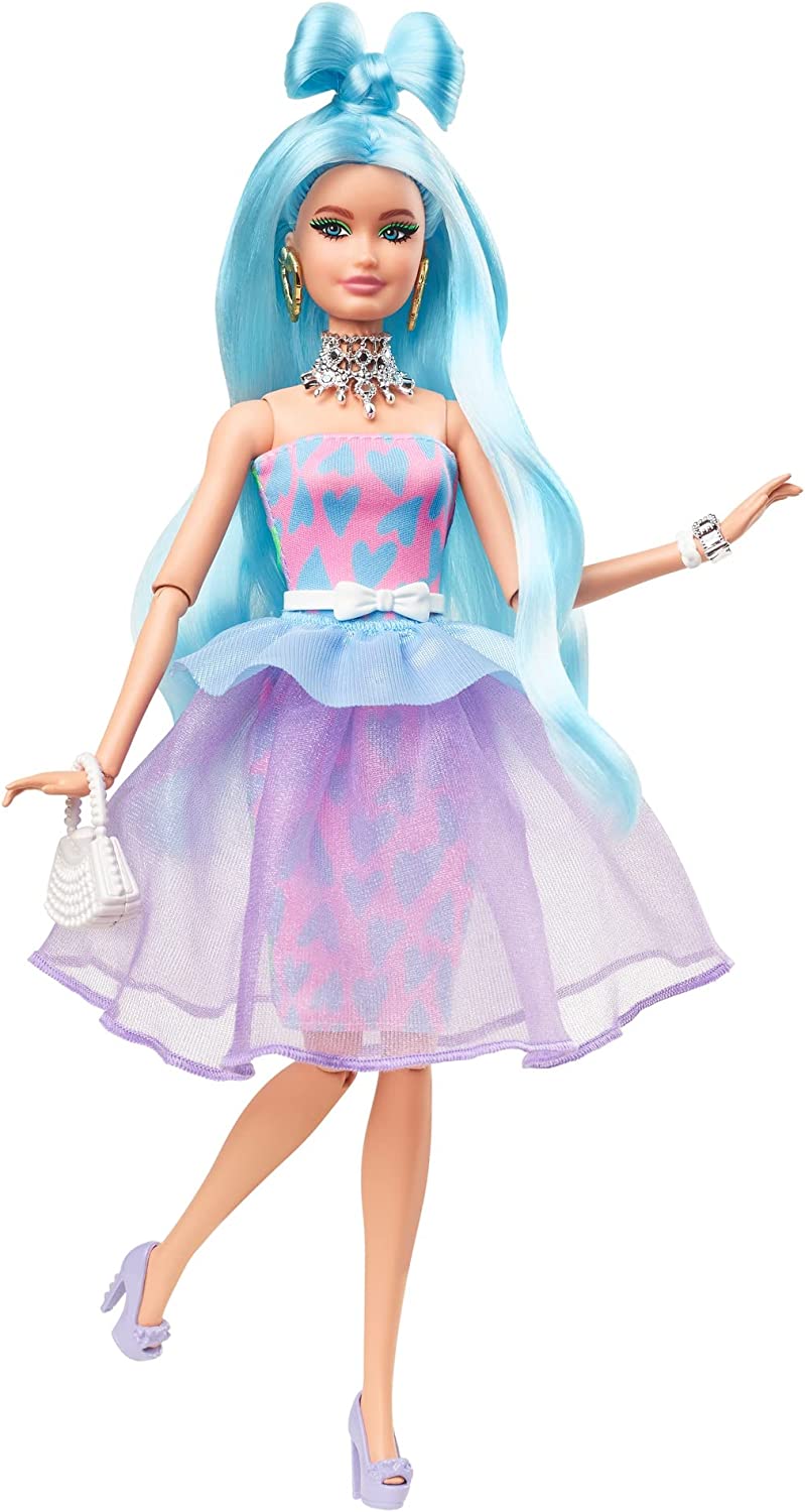 Barbie Extra Deluxe Doll Set with Versatile Mix-and-Match Accessories