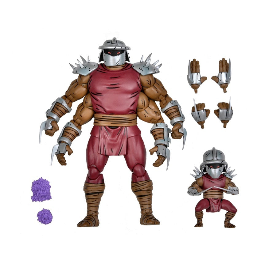 NECA Mirage Comics Deluxe 7-Inch Scale TMNT Shredder Clone & Mini Shredder Action Figure