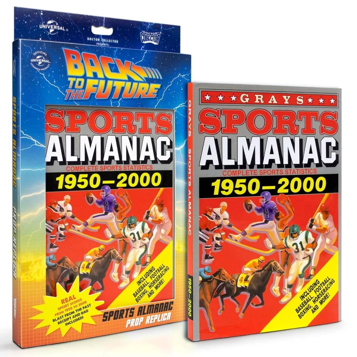 Authentic Back To The Future Grey's Sports Almanac Replica for Collectors