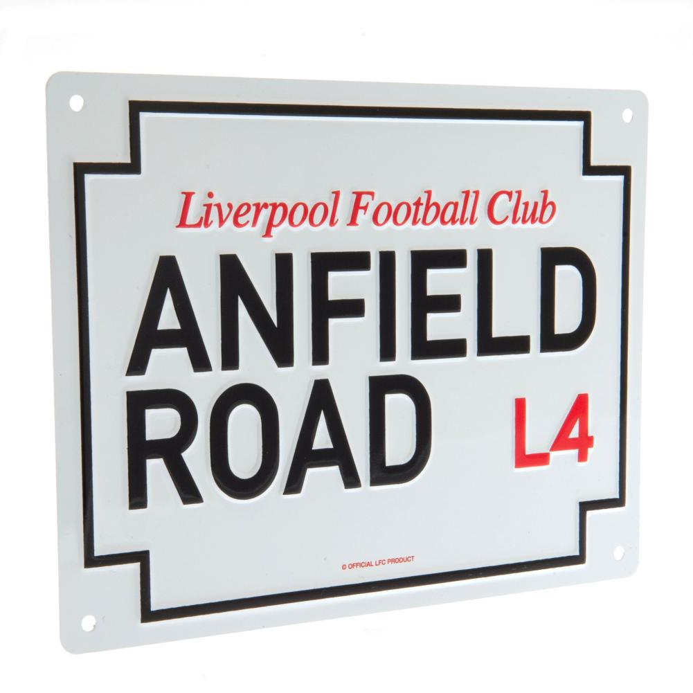 Authentic Liverpool FC Anfield Road Wall Decorative Metal Sign