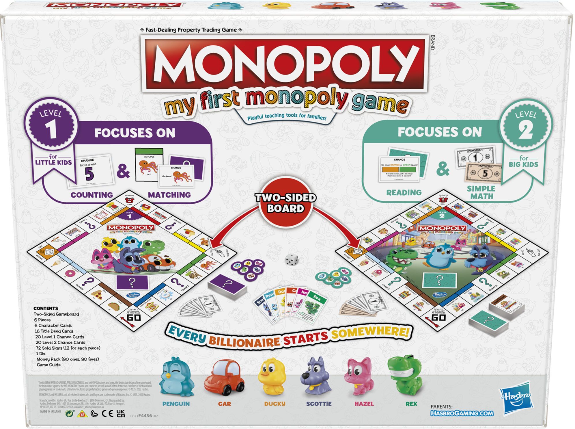 My First Monopoly: A Family-Friendly Board Game with Two-Level Play