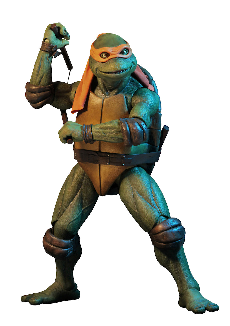 NECA 1/4 Scale Action Figure: Michelangelo from 1990 Teenage Mutant Ninja Turtles Movie