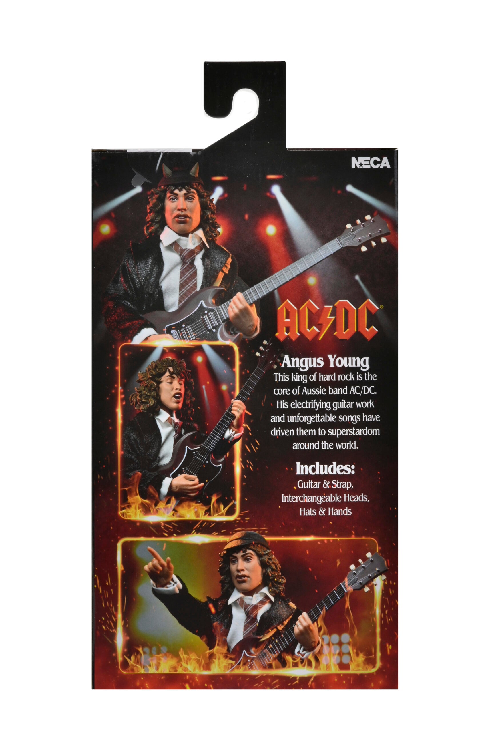 NECA Collectible 8 - Inch Clothed Angus Young Action Figure Inspired by AC/DC's Highway To Hell