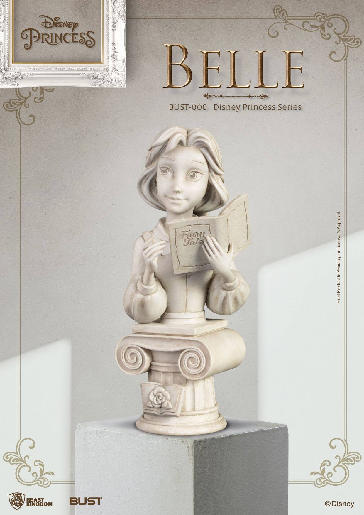 Beast Kingdom's Exquisite Disney Princess Series Belle Bust Statue