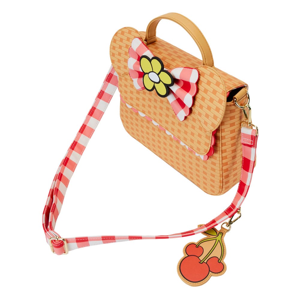 Loungefly's Licensed Disney Minnie Mouse Picnic Basket Crossbody Bag
