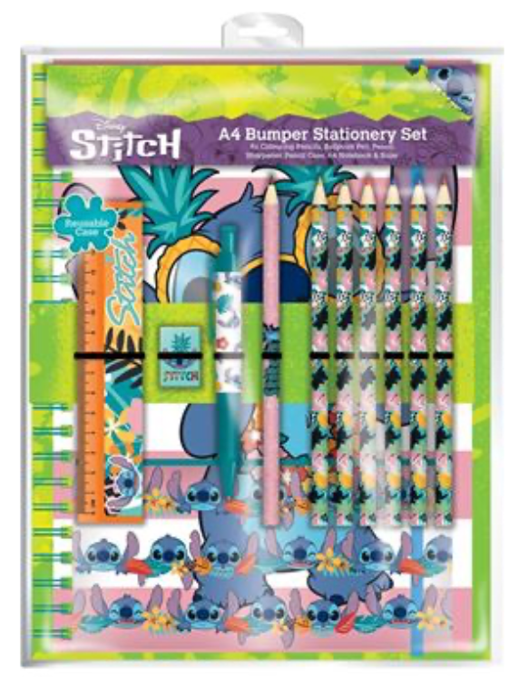 Disney Lilo & Stitch Aloha Hawaii-themed A4 Premium Stationery Bundle