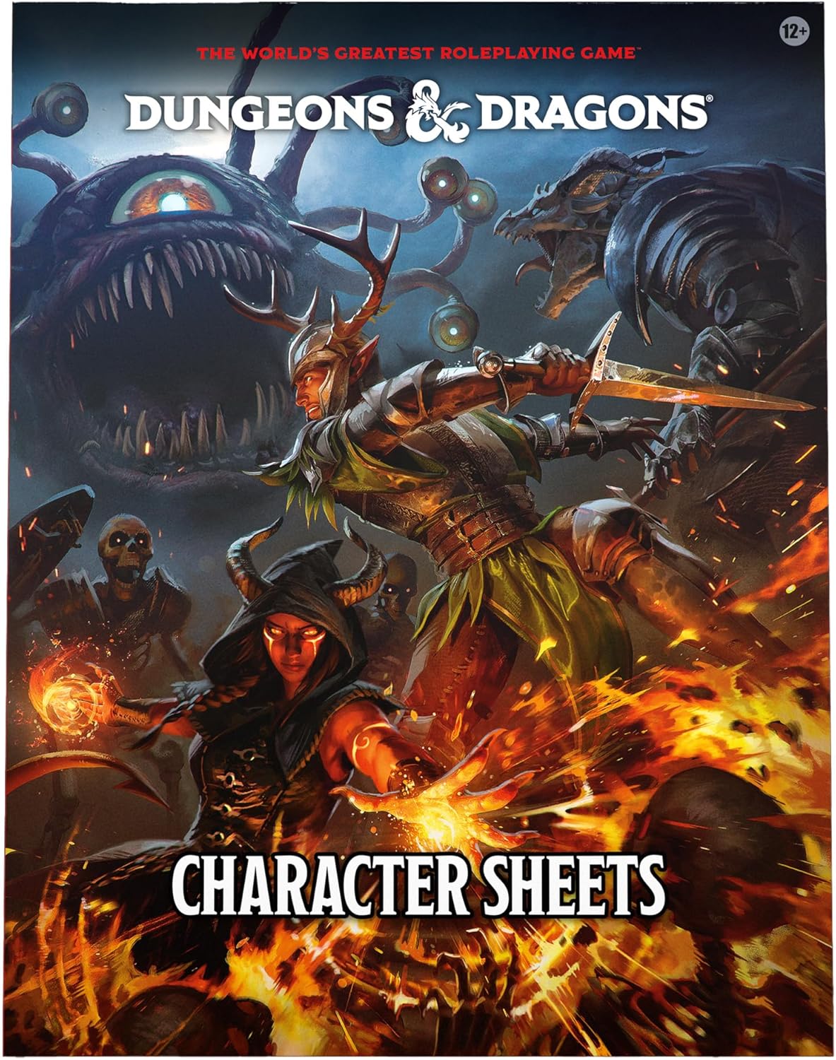 2024 Updated Dungeons & Dragons Character Sheets Set with 50 Sheets