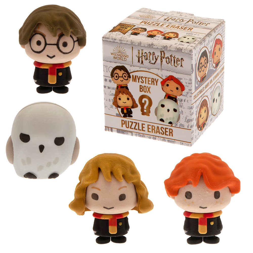 Mystery Box of 3D Puzzle Erasers Featuring Harry Potter Characters