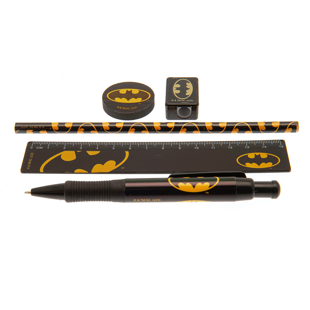 Awesome 5-Piece Batman-Themed Stationery Collection