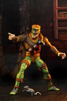 NECA Two - Piece Set of 7 - Inch Action Figures Featuring TMNT Cartoon Rat King and Vernon