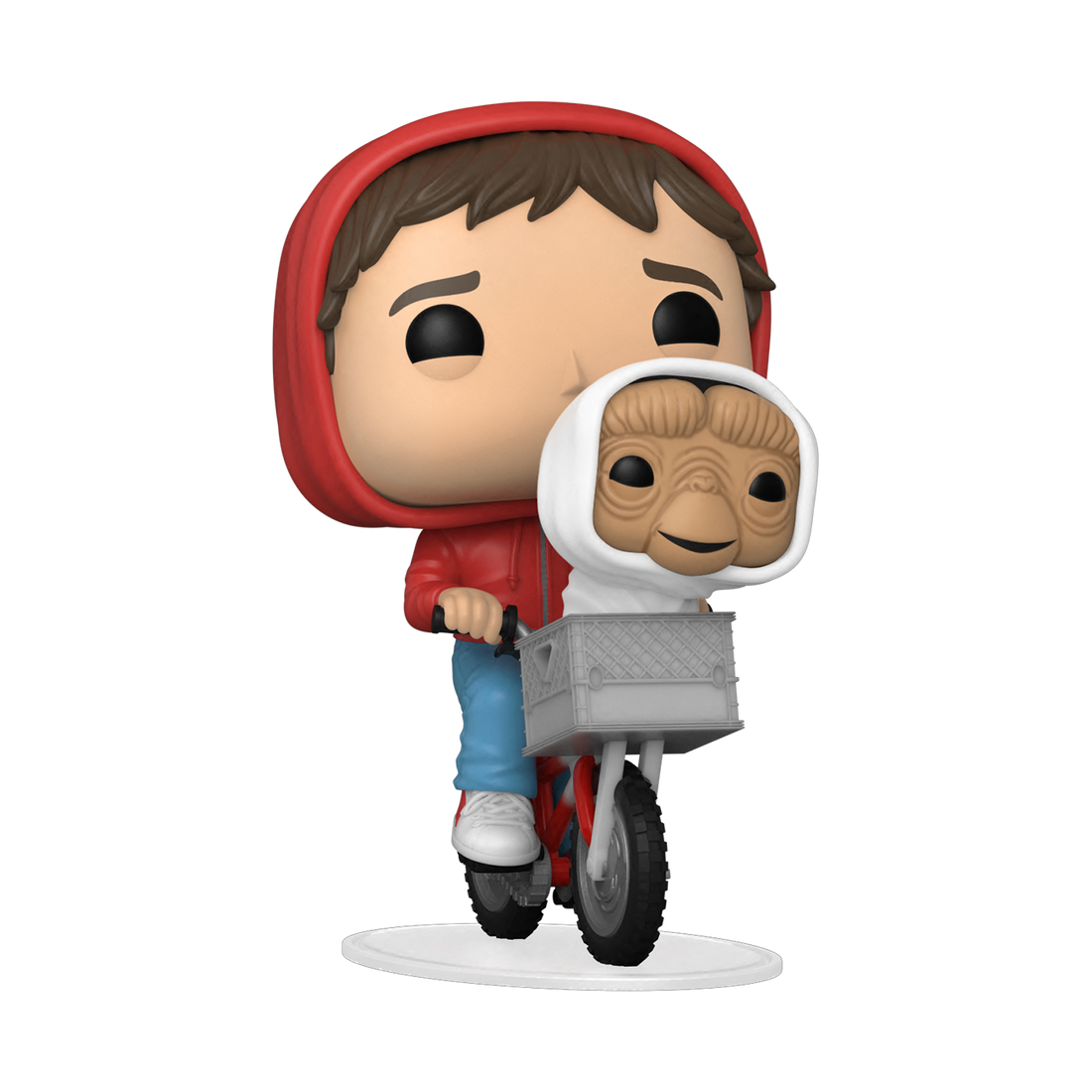 Funko Pop! 12cm Vinyl Figure: Elliot and E.T. in Bike Basket for Movie's 40th Anniversary