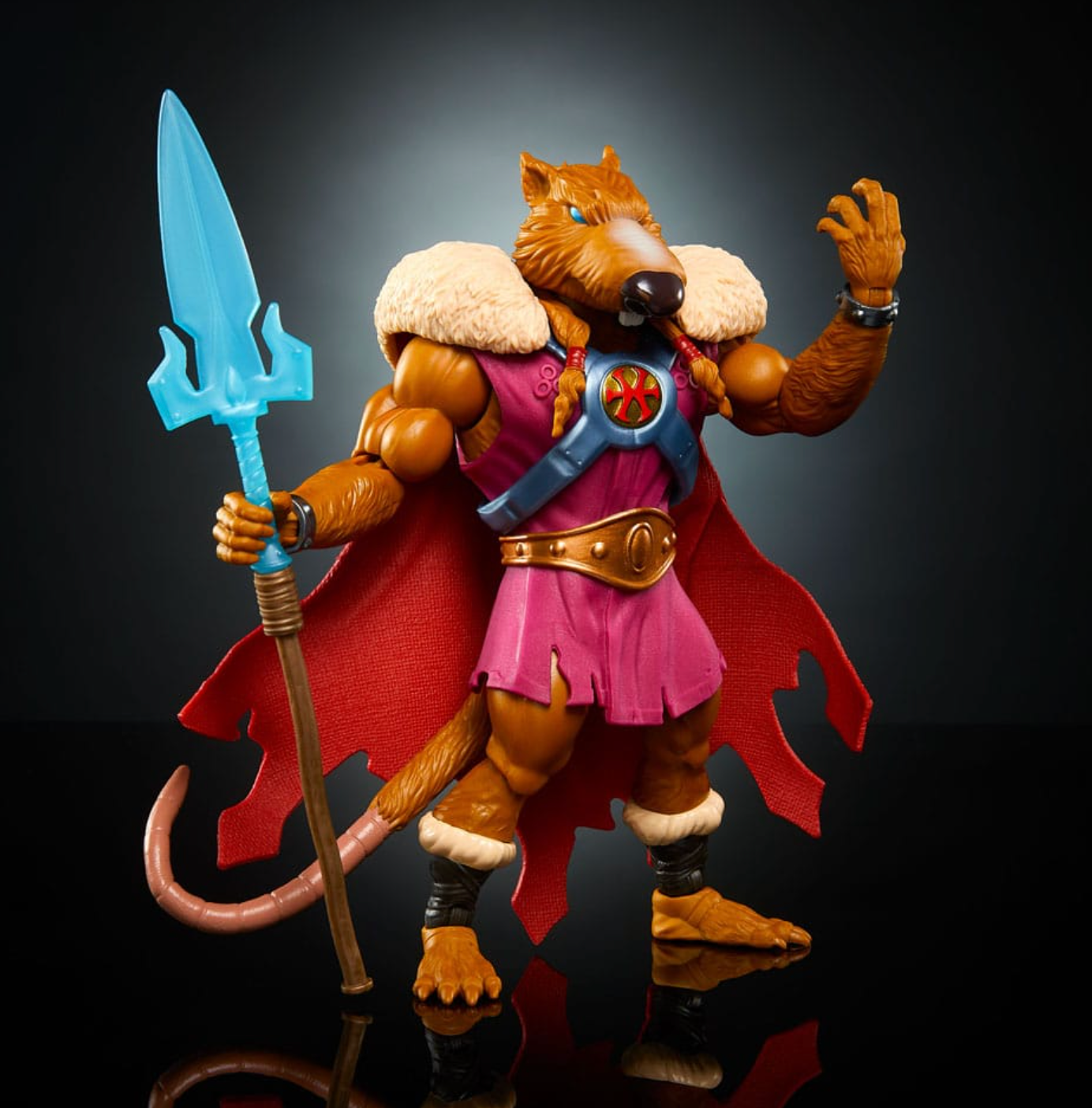 MOTU x TMNT Exclusive Deluxe Action Figure - Turtles of Grayskull Splinter - Skull, a Collectible Hero Toy