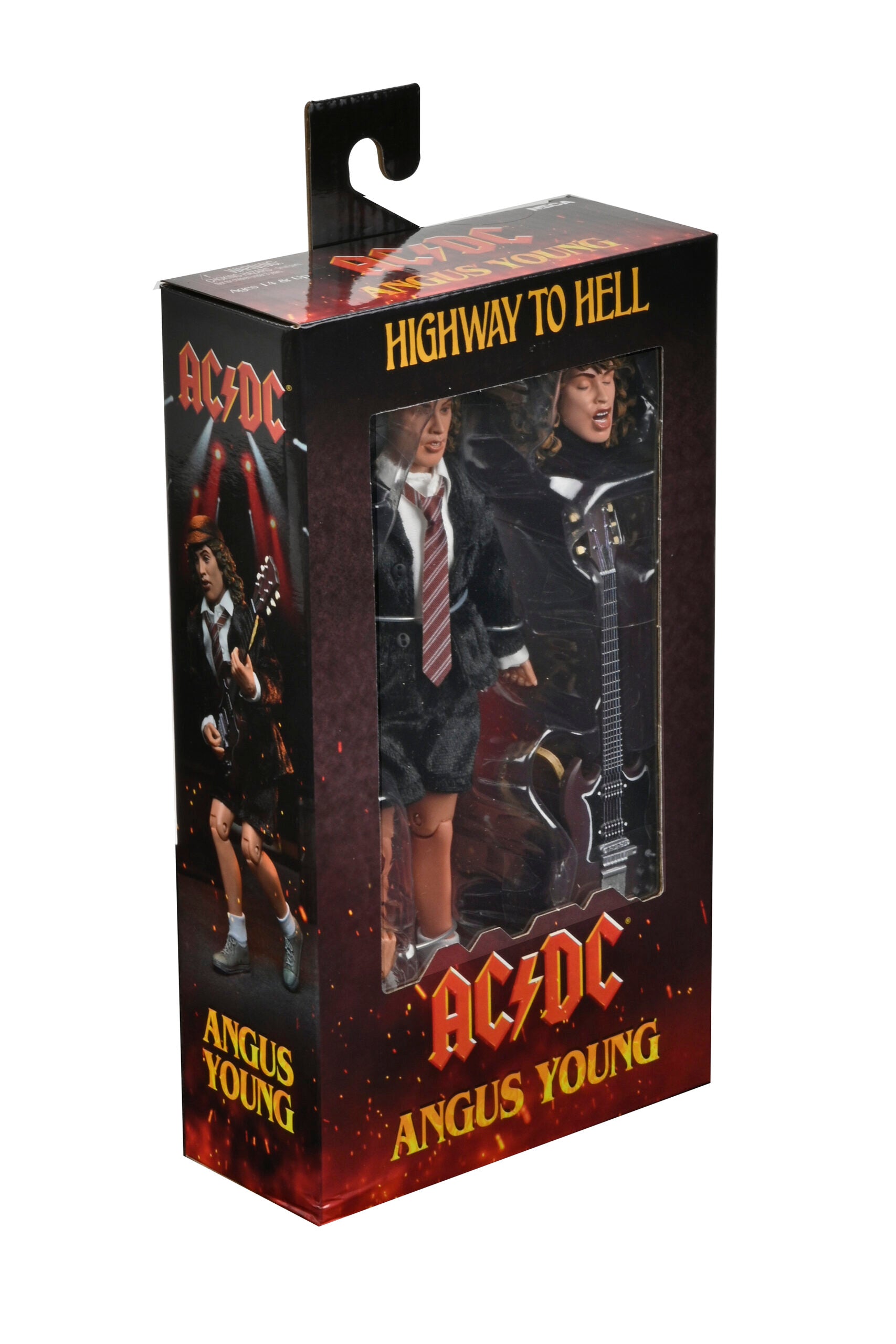 NECA Collectible 8 - Inch Clothed Angus Young Action Figure Inspired by AC/DC's Highway To Hell