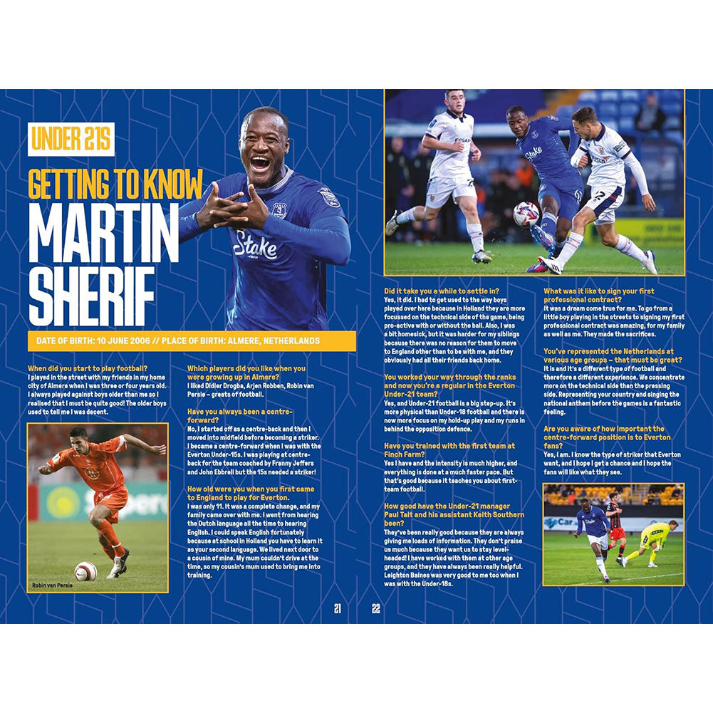 The 2025 Official Annual Magazine of Everton Football Club