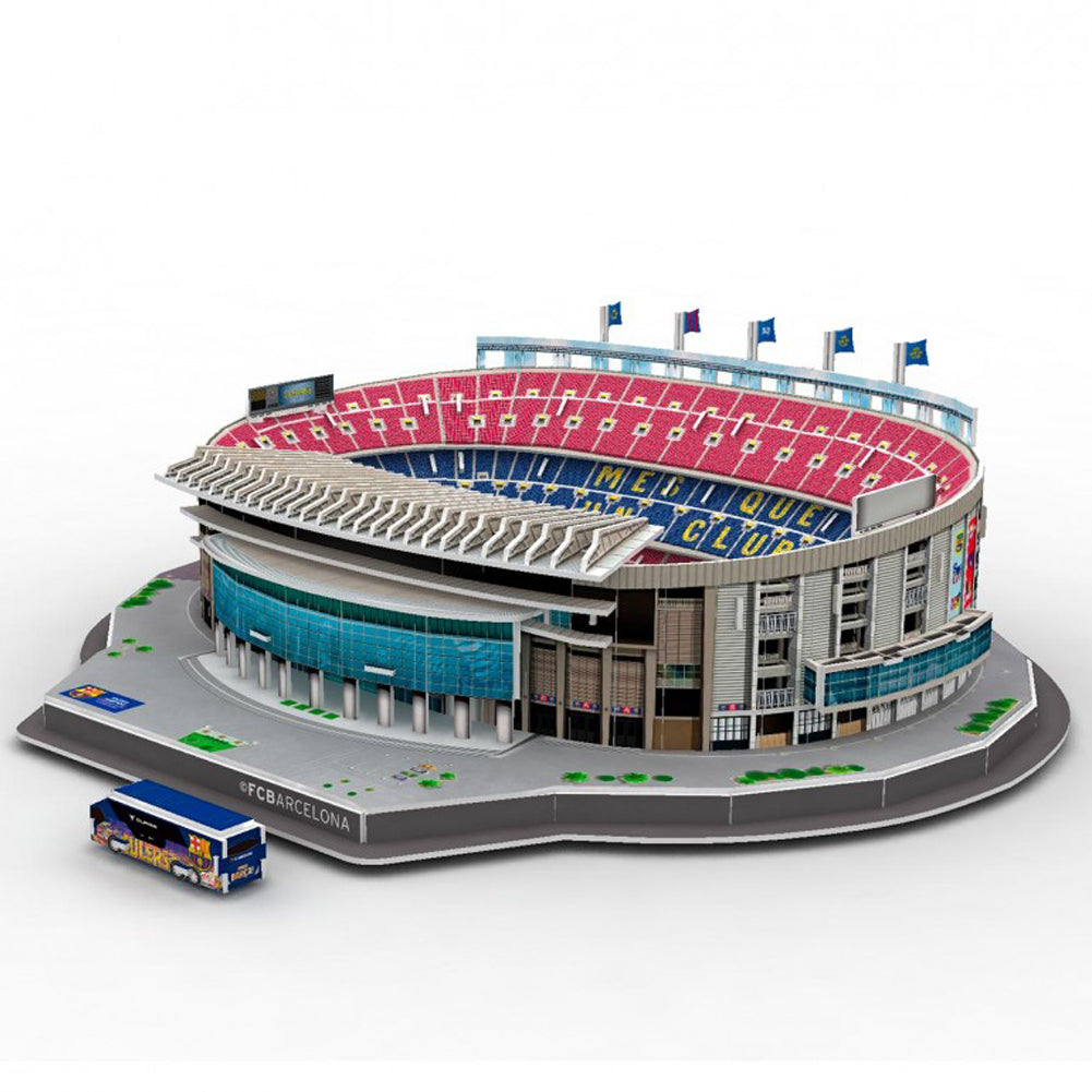 3D Puzzle of FC Barcelona's Iconic Camp Nou Stadium