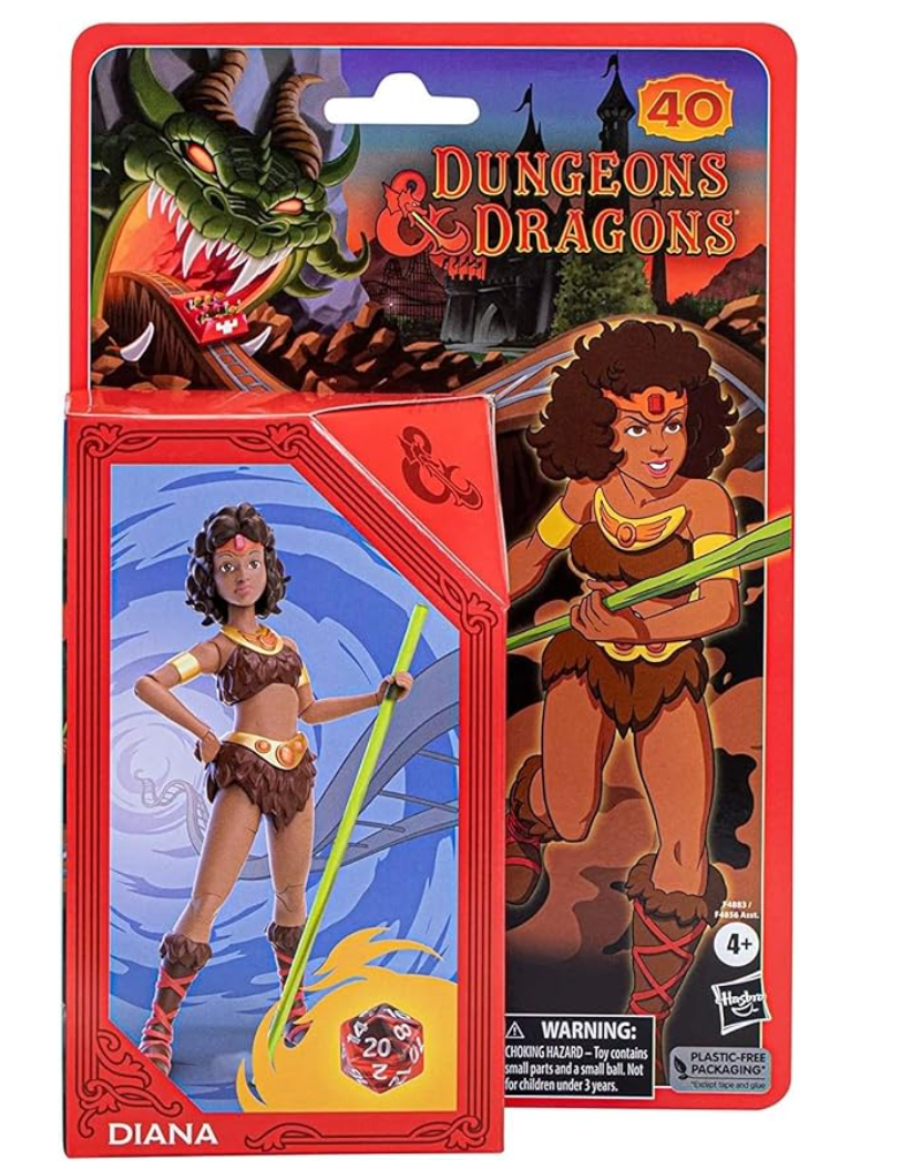 Diana 6 Scale Action Figure from Dungeons & Dragons Cartoon Classics, a Collectible Toy