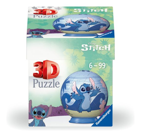 Disney Stitch 54-Piece Three-Dimensional Puzzle - An Ideal 3D Jigsaw for Kids