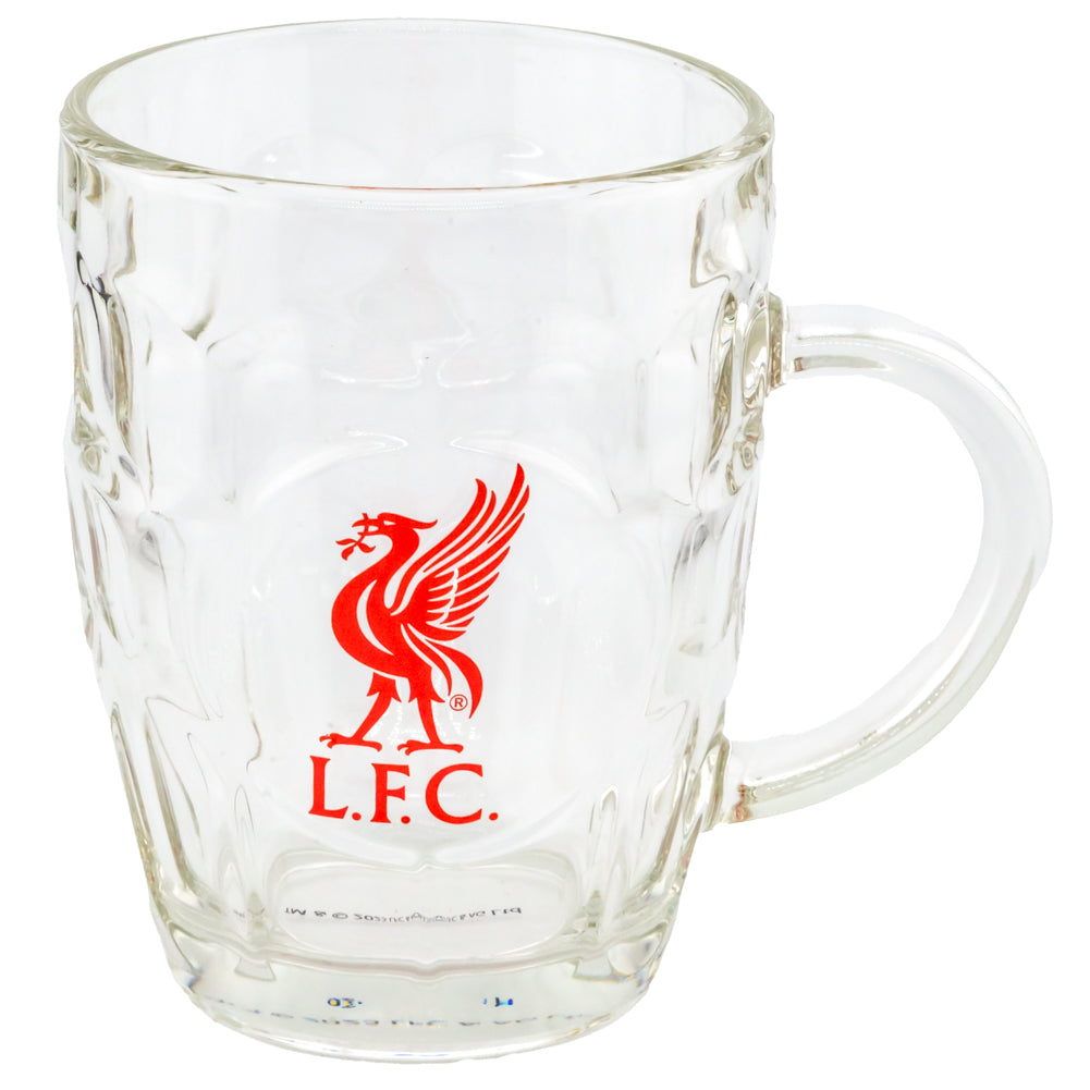 Authentic Liverpool Football Club Dimpled Pint Glass Tankard