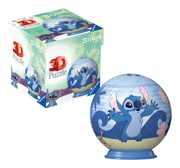 Disney Stitch 54-Piece Three-Dimensional Puzzle - An Ideal 3D Jigsaw for Kids