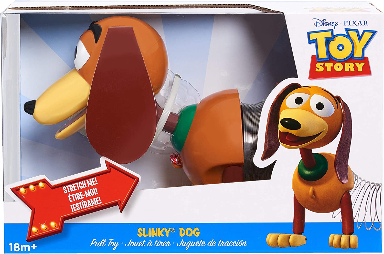 Adorable Disney Pixar Toy Story Slinky Dog Pull - Along Toy for Toddlers