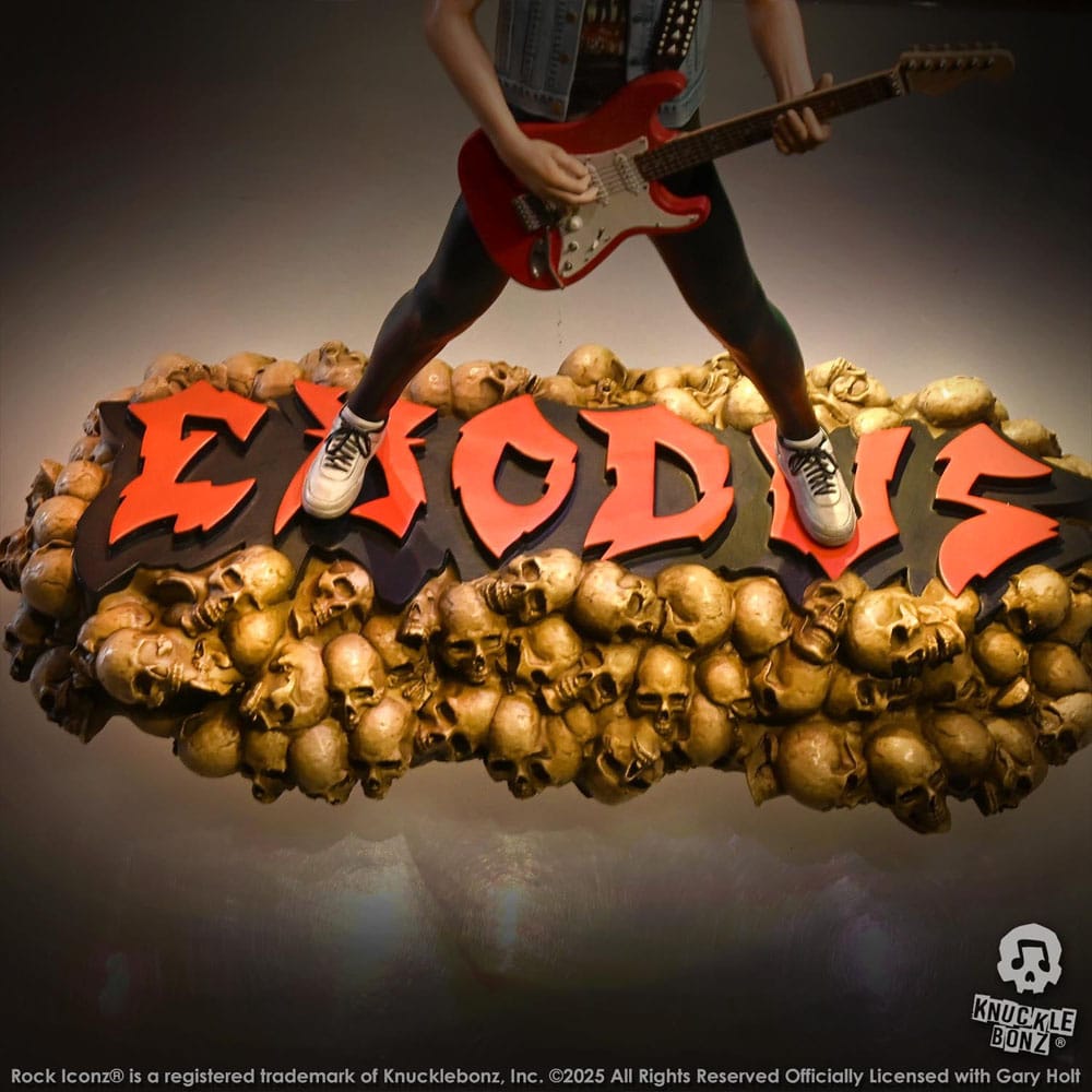 Limited Edition 1/9 Scale Exodus Rock Iconz Gary Holt Hand - crafted Statue