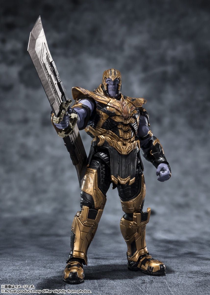 Avengers Endgame: The Infinity Saga Five Years Later (2023) S.H. Figuarts Collectible Thanos Action Figure for Marvel Fans