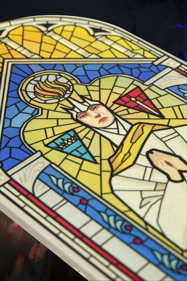 Exquisite Andraste Stained Glass Hanging Ornament for Dragon Age Christmas Trees