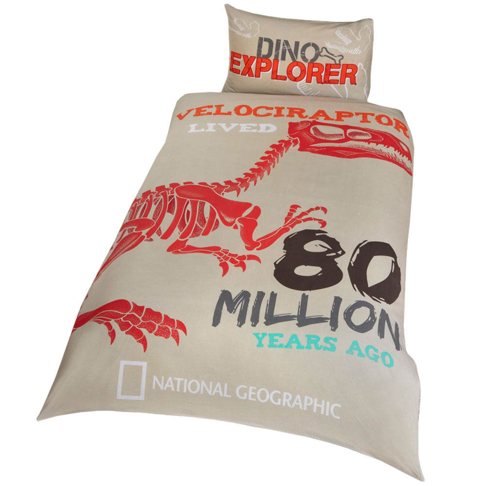 National Geographic Single Bed Duvet Set with Raptor - Inspired Design