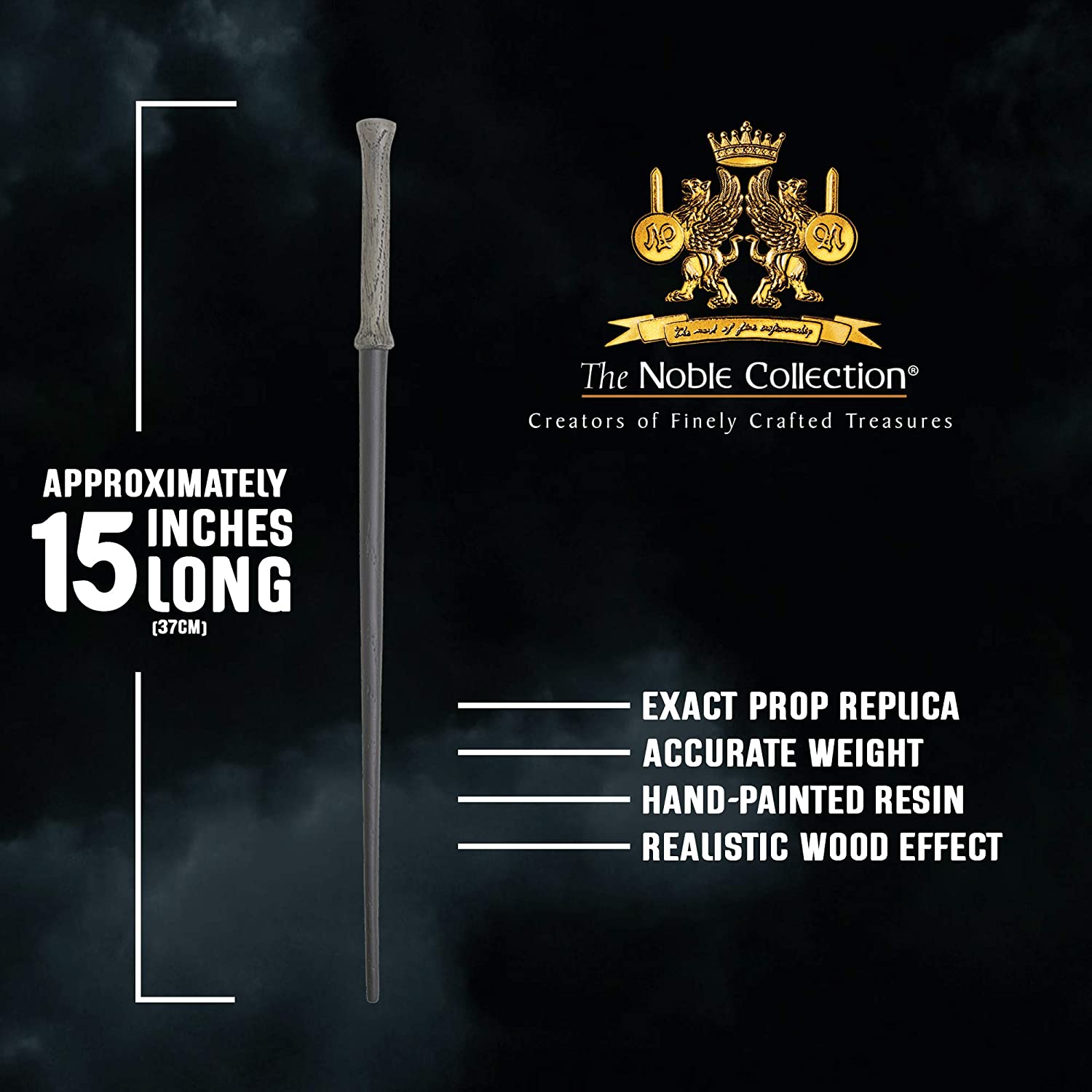 Collectible Harry Potter Bellatrix Lestrange's Magic Wand in a Standard Window Box