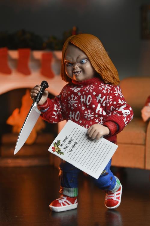 NECA Ultimate 7-Inch Chucky Action Figure (Holiday Edition) from TV Series