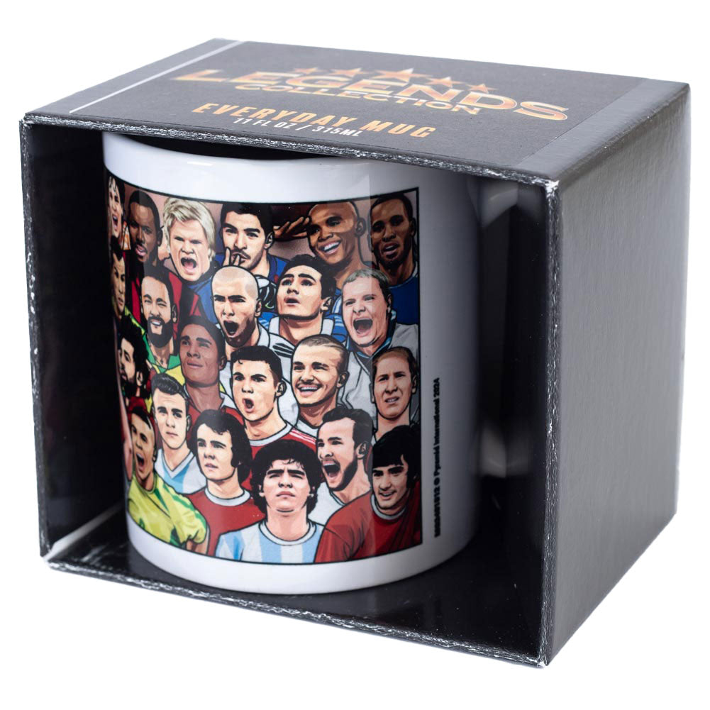 Legendary Football Heroes Ceramic Coffee Mug for Everyday Use