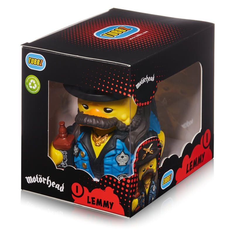 Officially Licensed Motorhead Lemmy Boxed Tubbz Collectible Duck