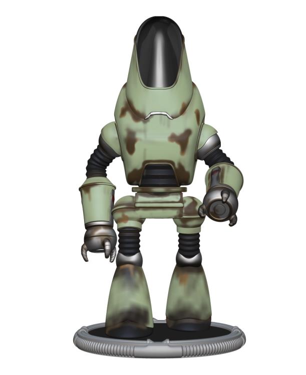 Fallout X - 01 and Protectron 3 - inch Mini Figure Collectible Set