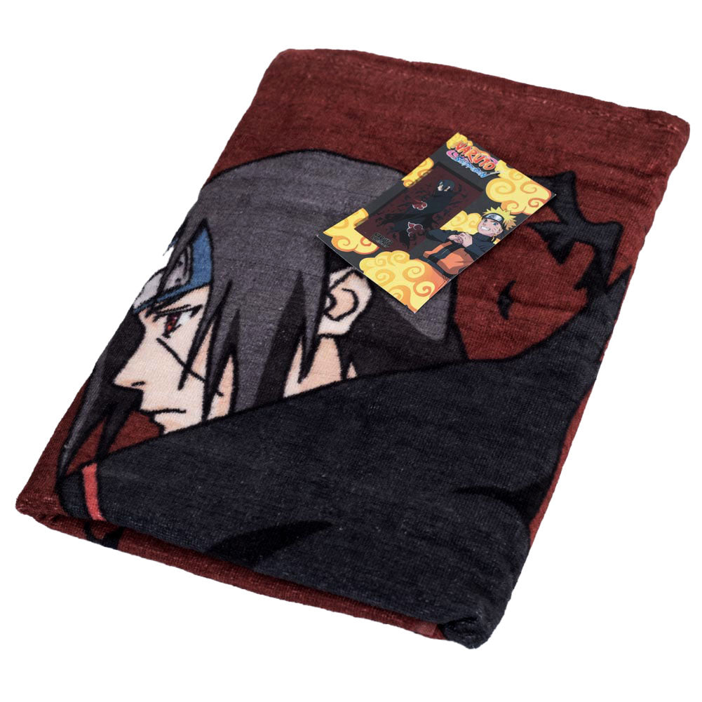 Soft and Vibrant 100% Cotton Naruto Shippuden Itachi Beach Towel