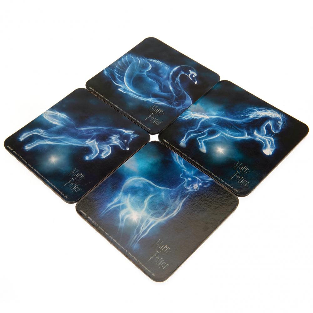 High - Quality Harry Potter Themed Patronus Coaster Set for Home Decoration