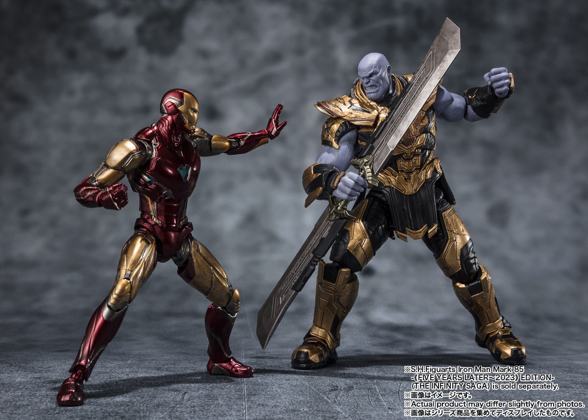 Avengers Endgame 2023 Five Years Later S.H. Figuarts Highly Detailed Iron Man Mk 85 Action Figure