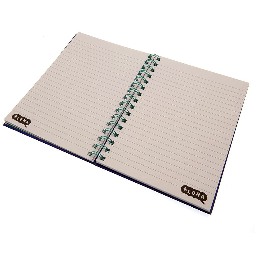 Lilo & Stitch Themed A5 Spiral Bound Hardcover Notebook