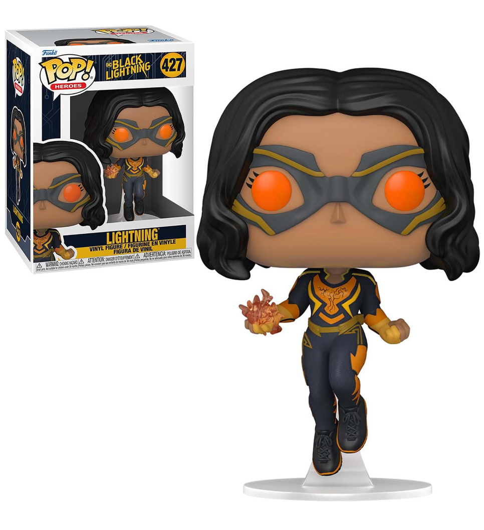 Lightning Themed DC Comics Black Lightning Collectible Funko Pop! Vinyl Action Figure