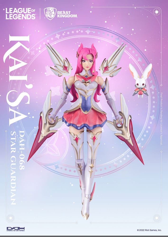 Beast Kingdom League of Legends Dynamic Action Hero DAH - 068 Star Guardian Kai'Sa Collectible Figure