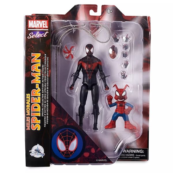 Exclusive Diamond Select Collector's Edition Miles Morales Spider - Man Action Figure Set