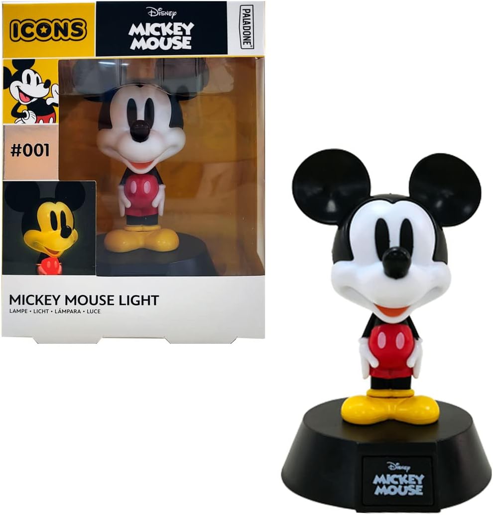 Adorable 11cm Disney Mickey Mouse Icon Battery - Powered Light