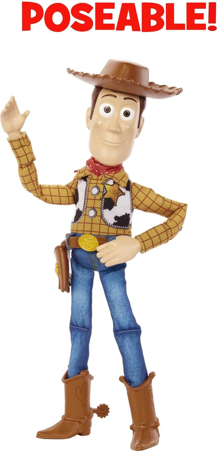 Disney Pixar Toy Story Roundup Interactive Fun Woody Action Figure