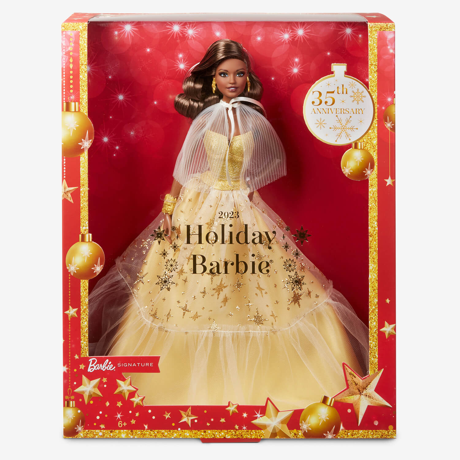 2023 Holiday 35th Anniversary Barbie Signature Doll Complete Bundle of Four